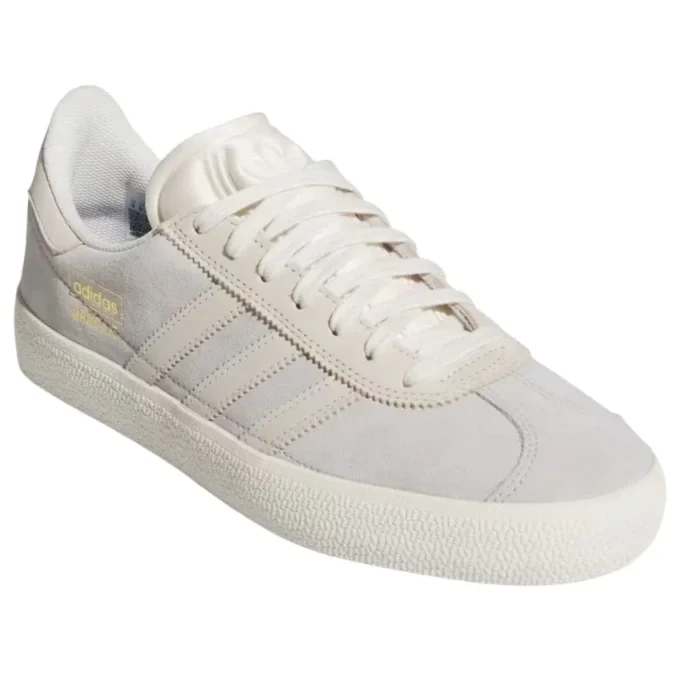 Adidas Gazelle Adv ”Grey Two Chalk White Gold Metallic”