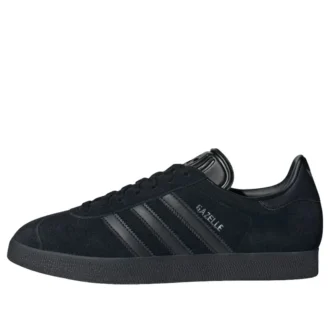 Adidas Gazelle ”All Black Silver Metallic”