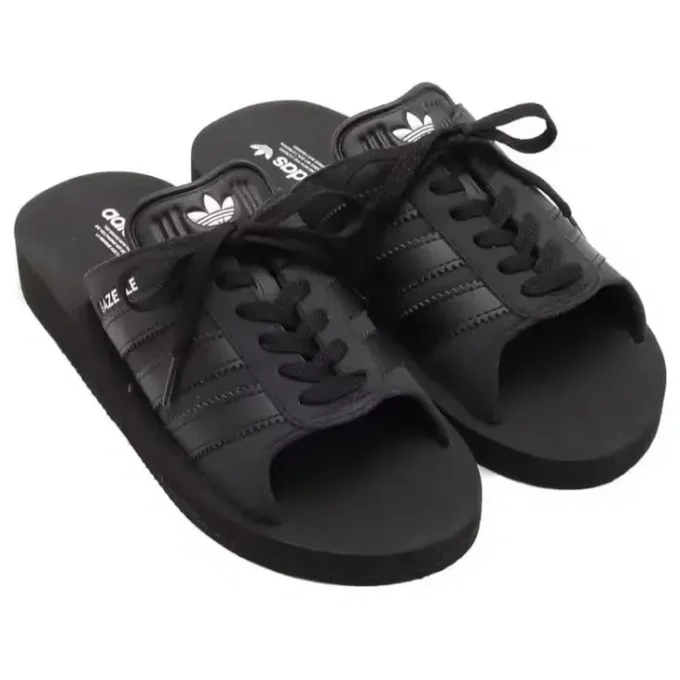 Adidas Gazelle Beach Slides ”Core Black”