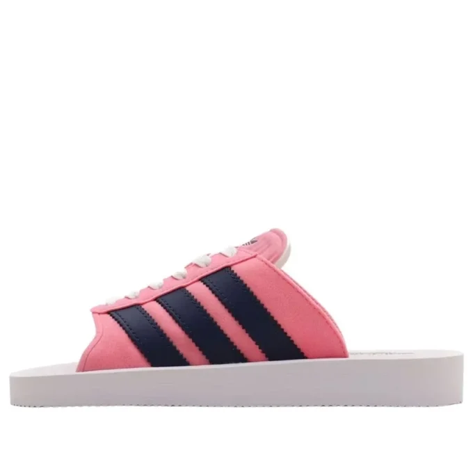 Adidas Gazelle Beach Slides ”Pink Dark Blue”