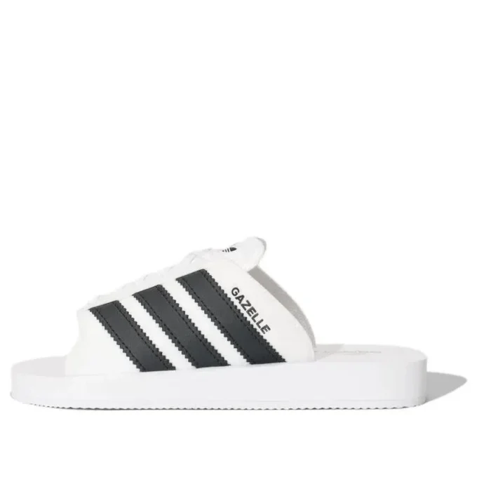 Adidas Gazelle Beach Slides ”Vit Svart”