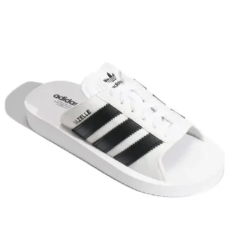 Adidas Gazelle Beach Slides ”Vit Svart”