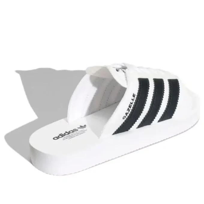 Adidas Gazelle Beach Slides ”Vit Svart”