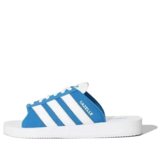 Adidas Gazelle Beach Slides ”White Blue”