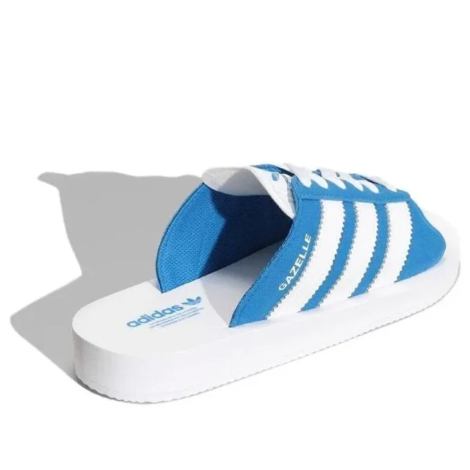 Adidas Gazelle Beach Slides ”White Blue”
