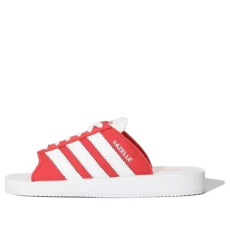 Adidas Gazelle Beach Slides ”White Red”