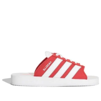 Adidas Gazelle Beach Slides ”White Red”