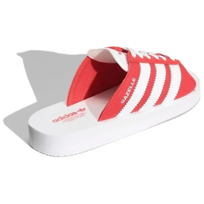 Adidas Gazelle Beach Slides ”White Red”
