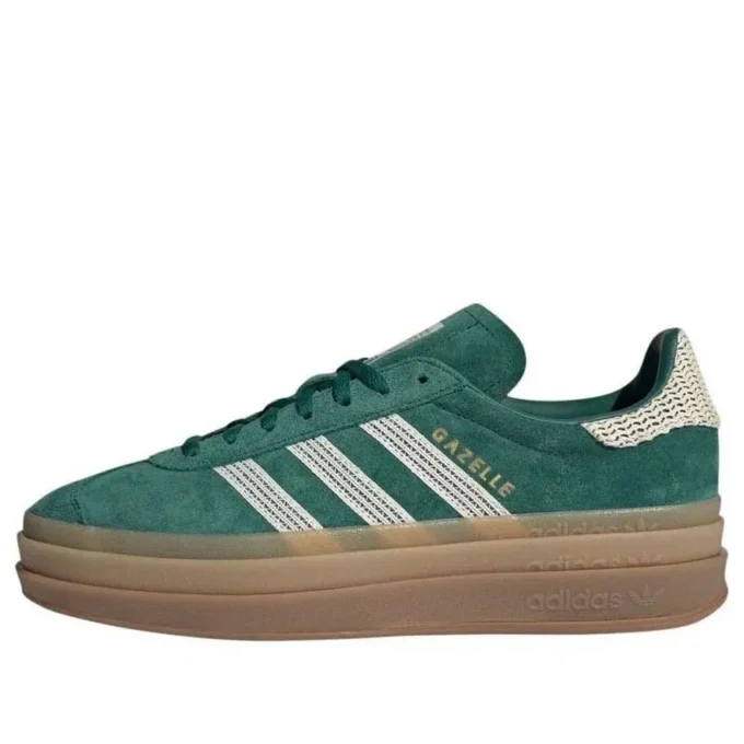 Adidas Gazelle Bold ”Collegiate Green White Gold”