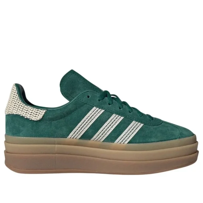 Adidas Gazelle Bold ”Collegiate Green White Gold”