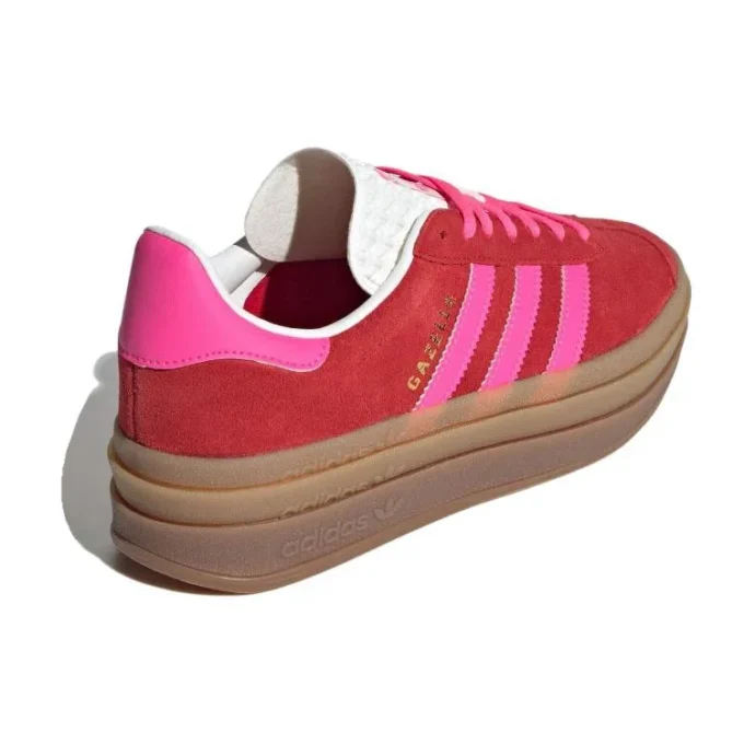 Adidas Gazelle Bold ”Collegiate Red Lucid Pink”
