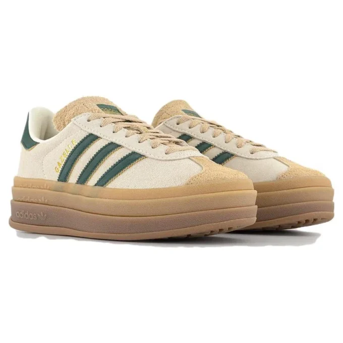 Adidas Gazelle Bold ”Cream Collegiate Green”