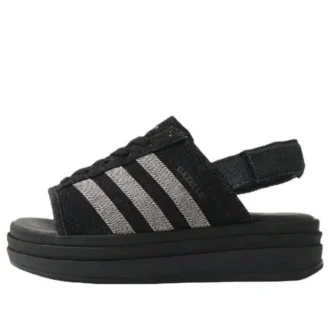 Adidas Gazelle Bold Sandaler ”Black Silver”