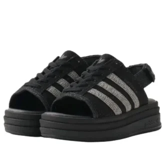 Adidas Gazelle Bold Sandaler ”Black Silver”