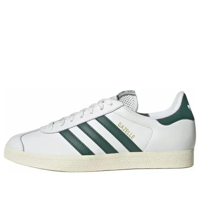 Adidas Gazelle ”Core White Collegiate Green Cream White”