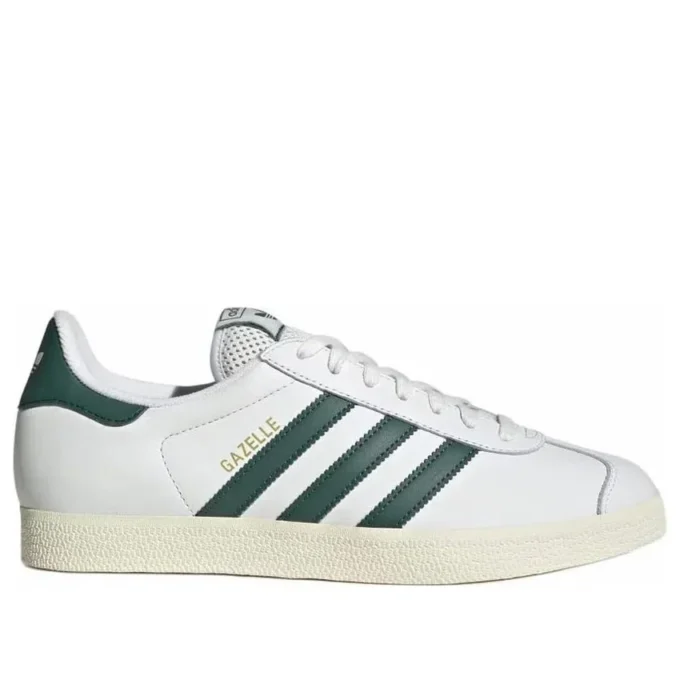 Adidas Gazelle ”Core White Collegiate Green Cream White”