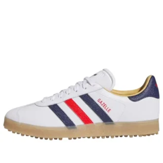 Adidas Gazelle Golf Le ”Cloud White Dark Blue Red”