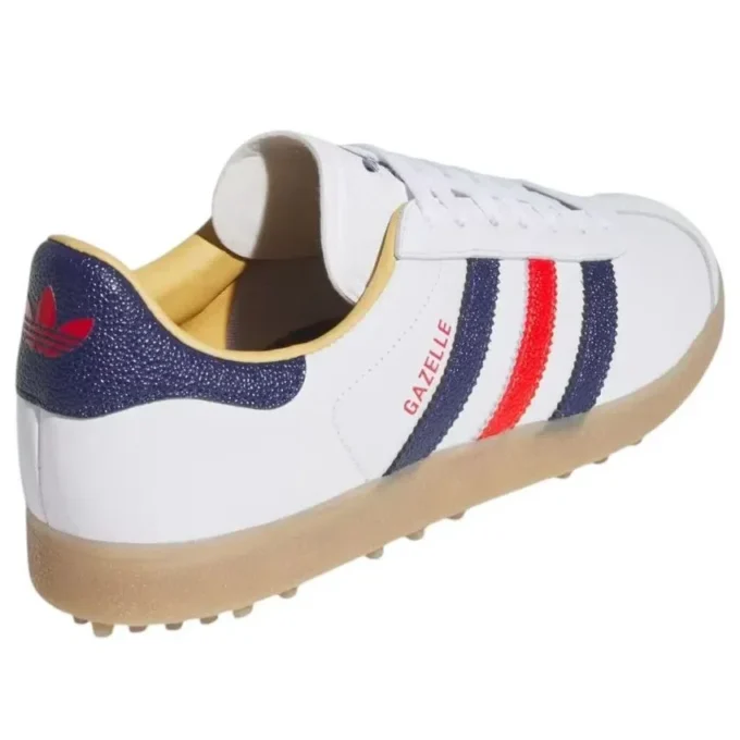 Adidas Gazelle Golf Le ”Cloud White Dark Blue Red”
