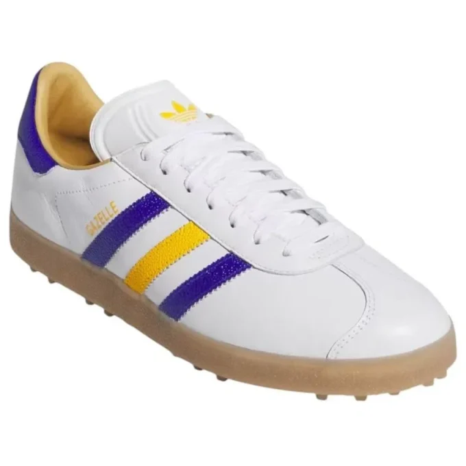 Adidas Gazelle Golf Le ”Cloud White Lucid Blue Yellow”