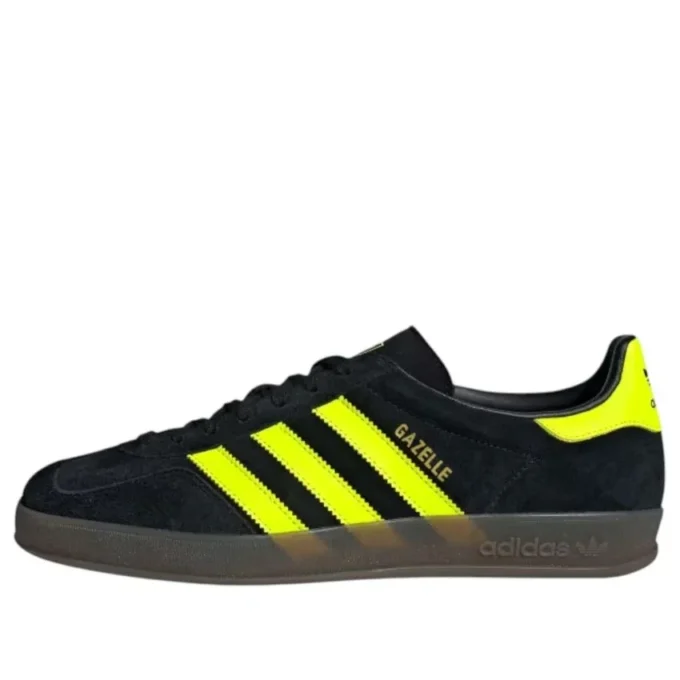 Adidas Gazelle Indoor ”Black Solar Yellow”