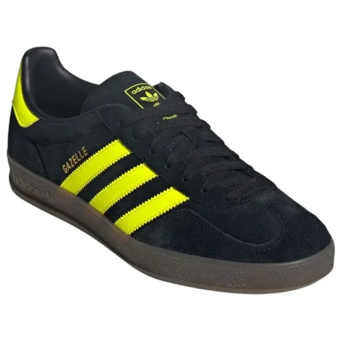 Adidas Gazelle Indoor ”Black Solar Yellow”