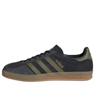 Adidas Gazelle Indoor ”Core Black Focus Olive”