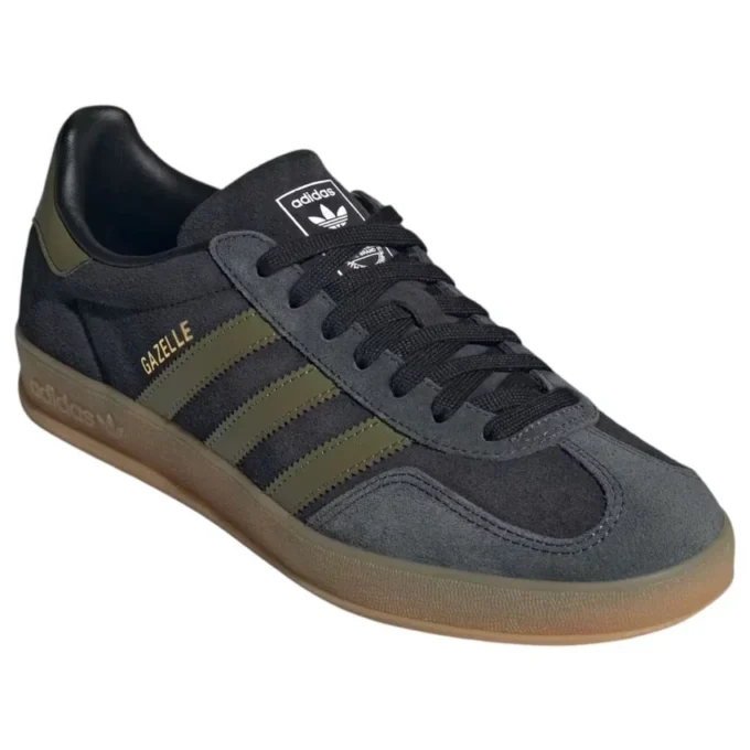 Adidas Gazelle Indoor ”Core Black Focus Olive”