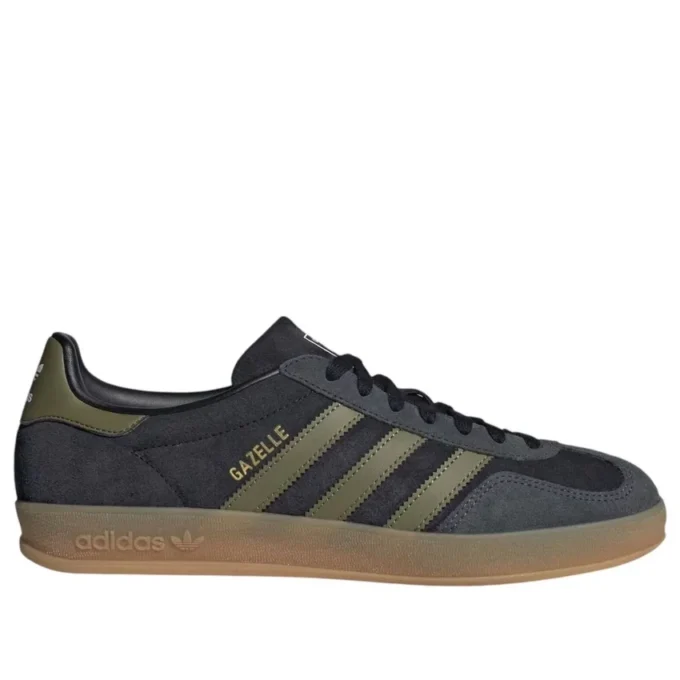 Adidas Gazelle Indoor ”Core Black Focus Olive”