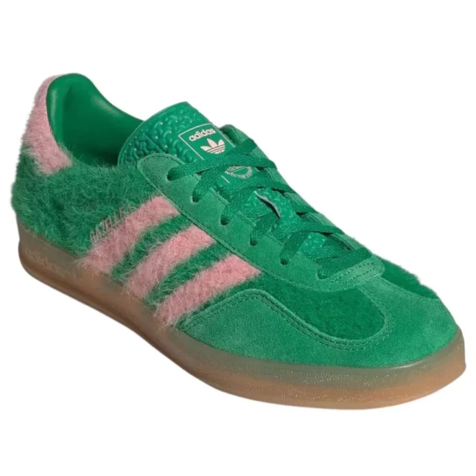 Adidas Gazelle Indoor Furry ”Green Pink”