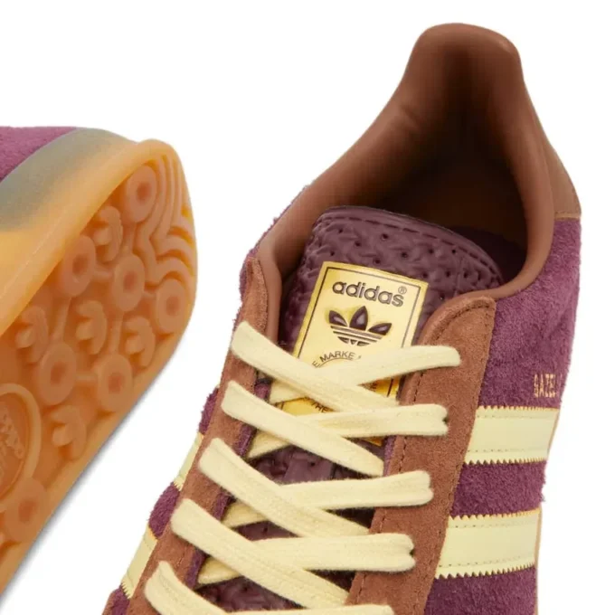 Adidas Gazelle Indoor ”Maroon Almost Yellow”