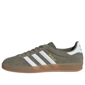Adidas Gazelle Indoor ”Olive Strata Cloud White”