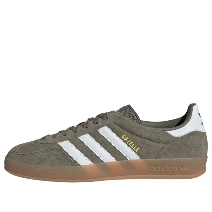Adidas Gazelle Indoor ”Olive Strata Cloud White”