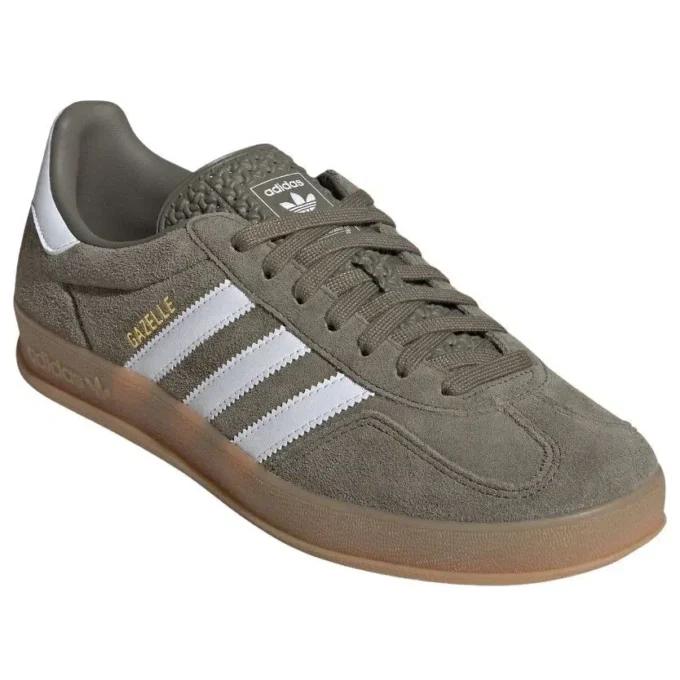 Adidas Gazelle Indoor ”Olive Strata Cloud White”