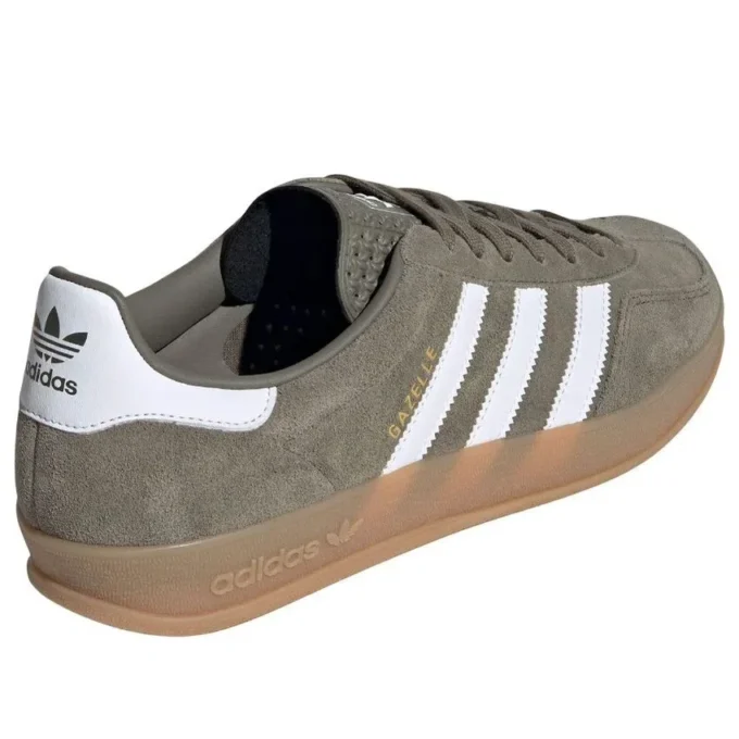 Adidas Gazelle Indoor ”Olive Strata Cloud White”
