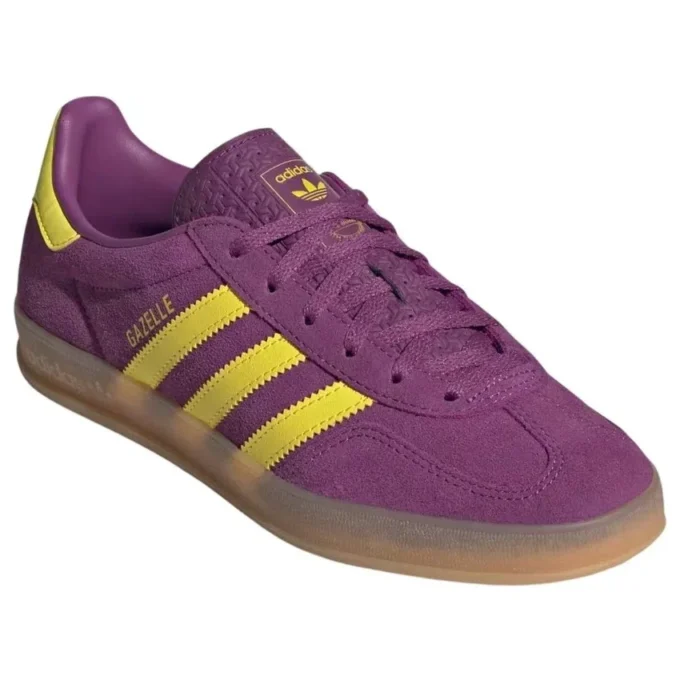 Adidas Gazelle Indoor ”Rich Mauve Bright Yellow”