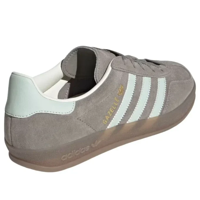 Adidas Gazelle Indoor ”Silver Pebble Linen Green Gum”