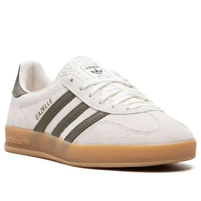 Adidas Gazelle Indoor ”White Olive Strata”