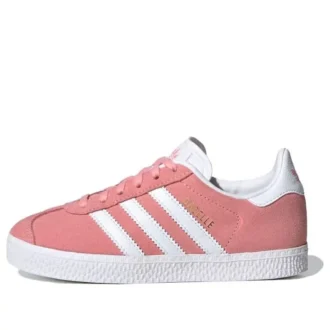 Adidas Gazelle J-skor ”Pink White Golden”