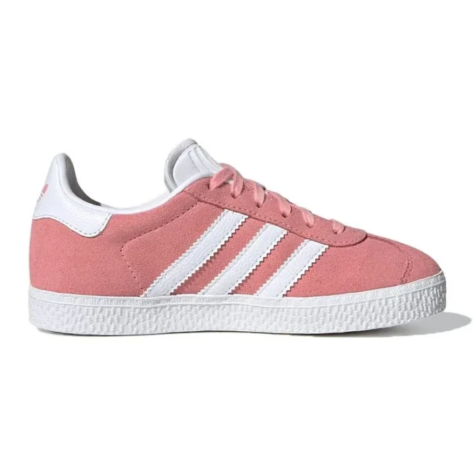 Adidas Gazelle J-skor ”Pink White Golden”