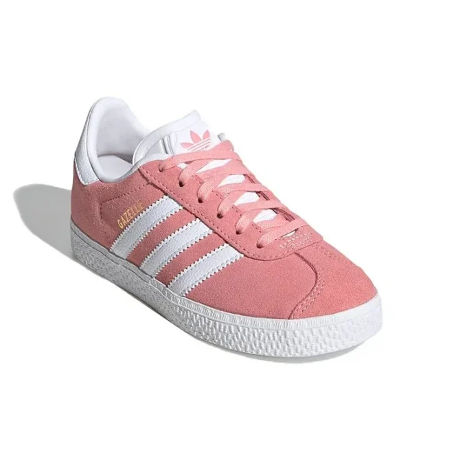 Adidas Gazelle J-skor ”Pink White Golden”