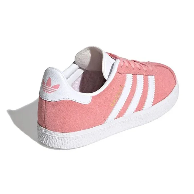 Adidas Gazelle J-skor ”Pink White Golden”