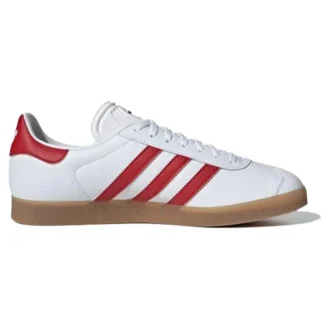 Adidas Gazelle Leather ”White Red Gum”
