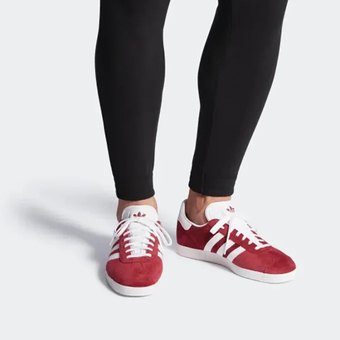 Adidas Gazelle-skor ”Burgundy White”