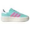 Adidas Gazelle-skor ”Flash Aqua Lucid Pink”