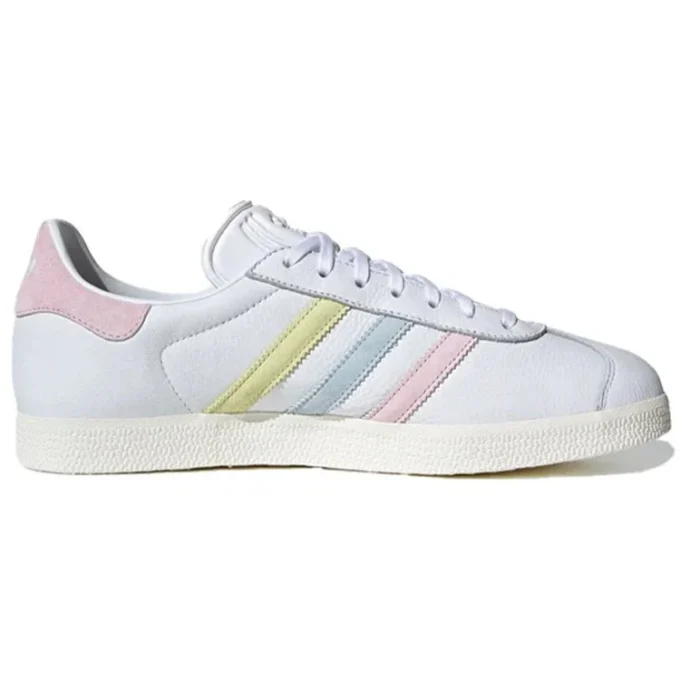Adidas Gazelle-skor ”Vit Gul Blå Rosa”