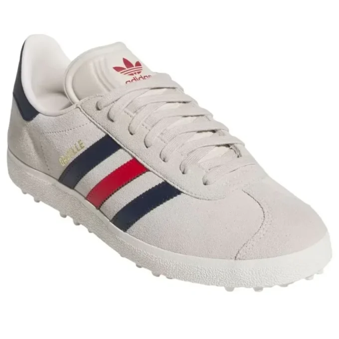 Adidas Gazelle Spikeless Golf ”Alumina Night Indigo Better Scarlet”