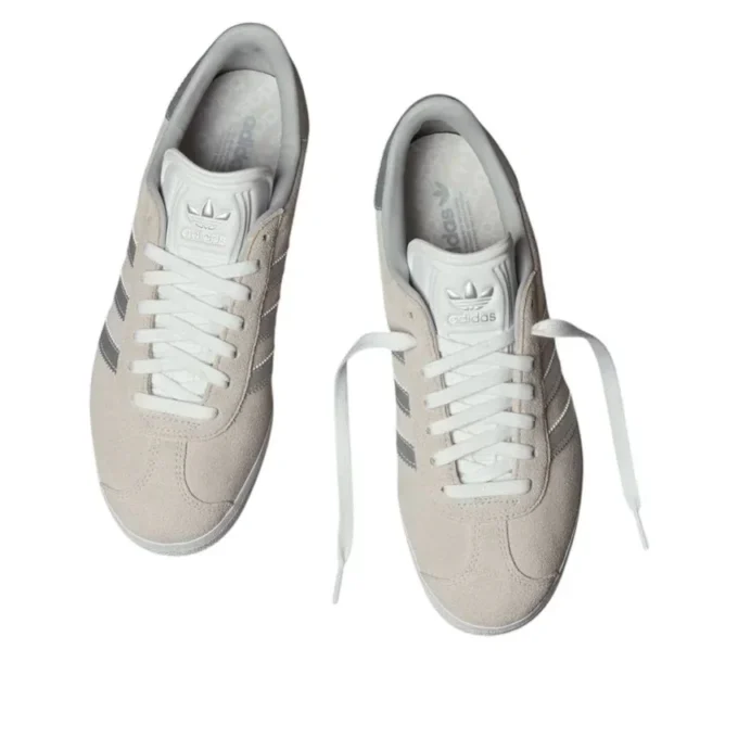 Adidas Gazelle Spikeless Golf ”Crystal White Silver Metallic”