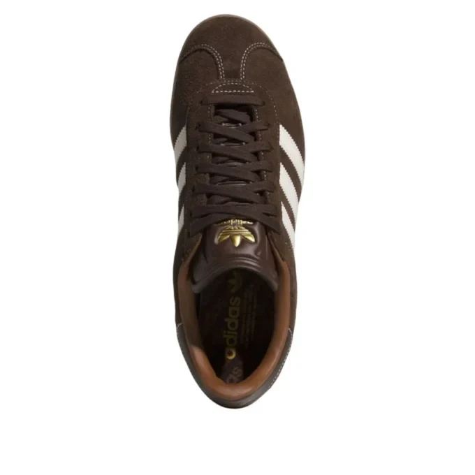 Adidas Gazelle Spikeless Golf ”Dark Brown Chalk White”