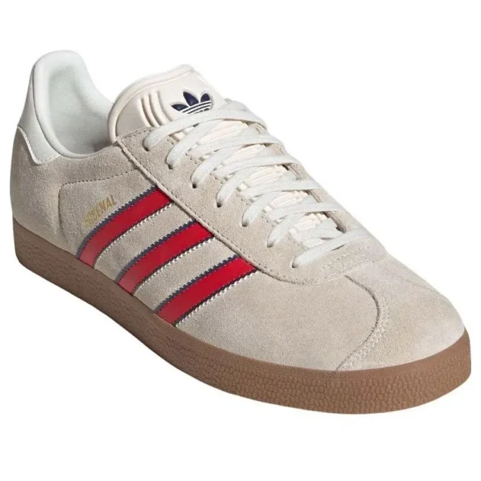 Adidas Gazelle Terrace Icons ”Arsenal – Off-White Scarlet Gum”