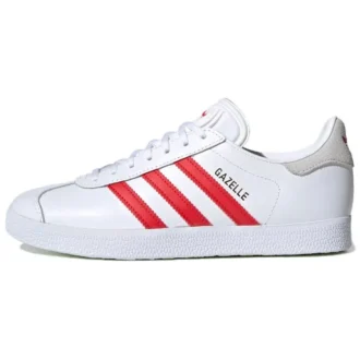 adidas gazelle white red 2 1 330x330 - Adidas Gazelle "White Red"